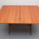 1950s coffeetable in cherrywood, adjustable in height
