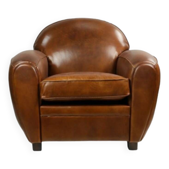 Vintage leather club chair