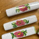 Ceramic knife holder with flower decor