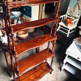 Napoleon III style shelf in mahogany color