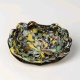 Vintage multicoloured Murano ashtray