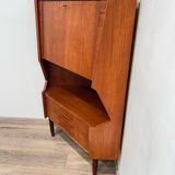 Scandinavian corner unit in teak, Danish design