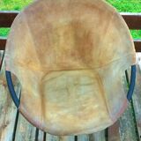 Pair of armchair flesh circle for Lusch Erzeugnis, 1960