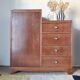 Armoire asymétrique - commode 4 tiroirs