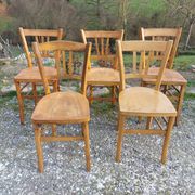 5 bistro chairs, brand Luterma France