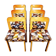 Suite of 6 chairs
