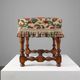 Early 20th Century Wood & Fabric footstool, France