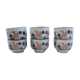 Set of 6 tea cups vintage floral patterns