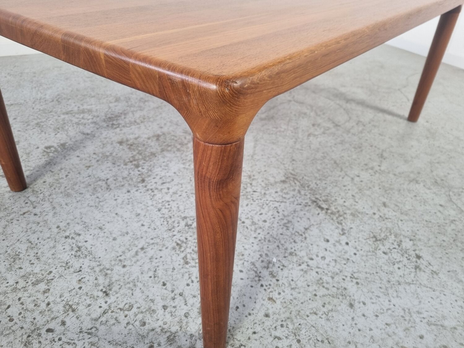 Scandinavian solid teak coffee table from Glostrup, Denmark 60s/70s