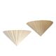 Pair of vintage beige shell wall lamp, France 1970
