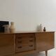 Vintage teak sideboard in Scandinavian style