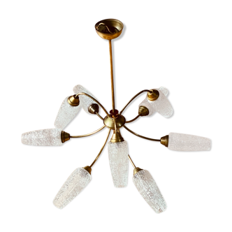 Mid century 9-branch luster