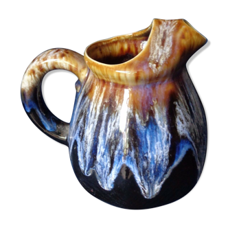Vallauris style ceramic decanter
