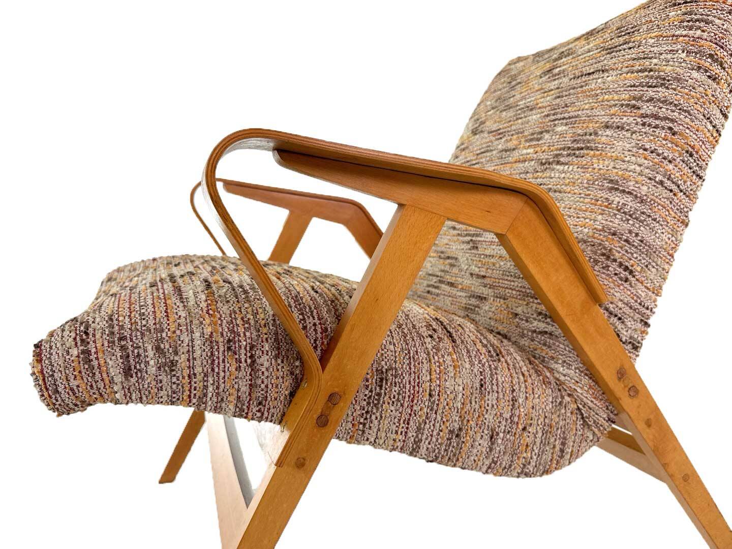 Vintage no. 24-23 armchair by františek jirák for tatra nabytok pravenec