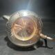 Silver metal teapot