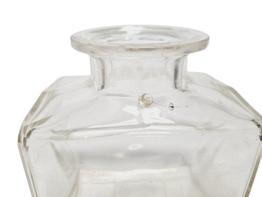 Biedermeier crystal tea box, Germany, 1890s
