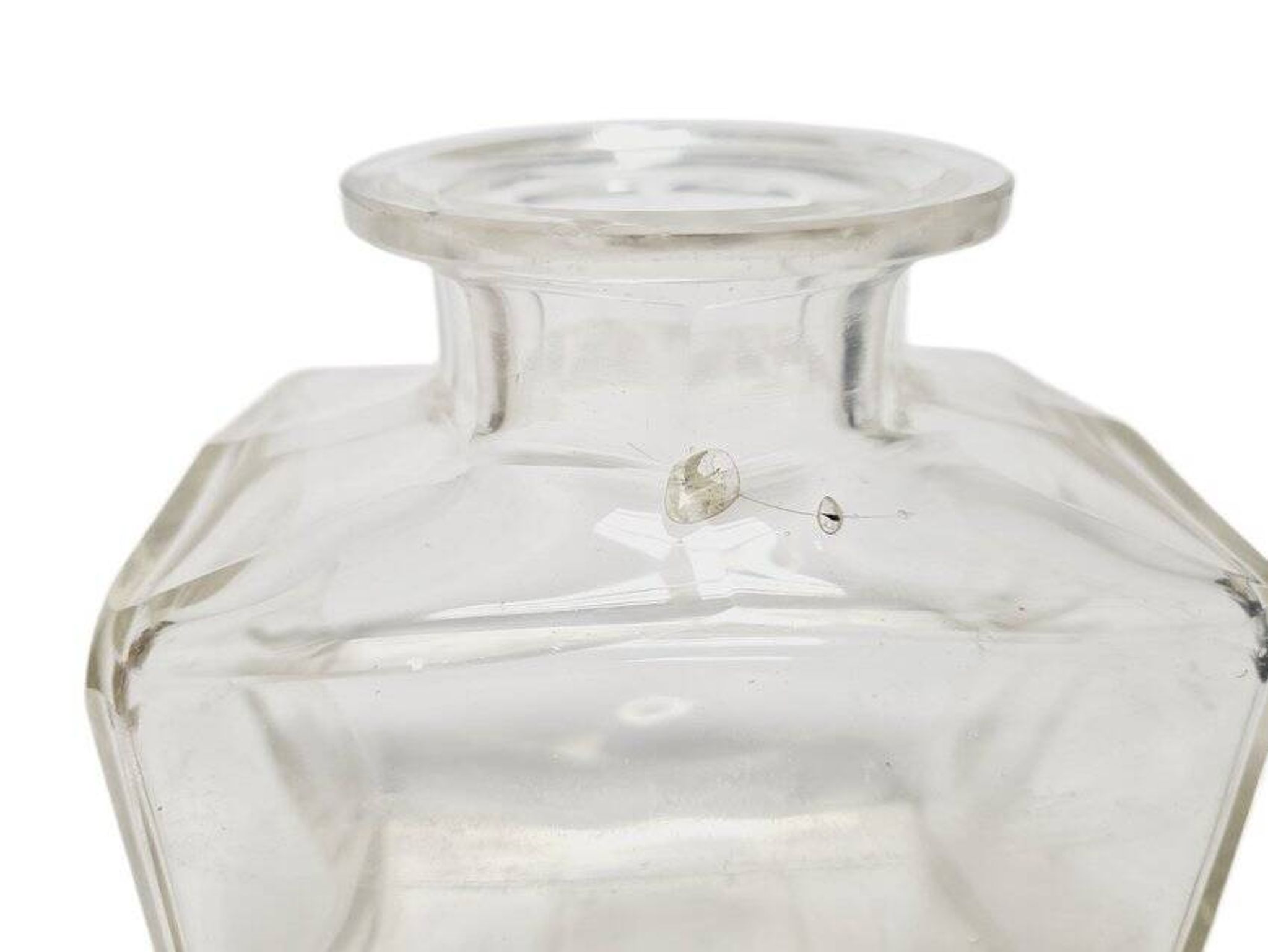 Biedermeier crystal tea box, Germany, 1890s