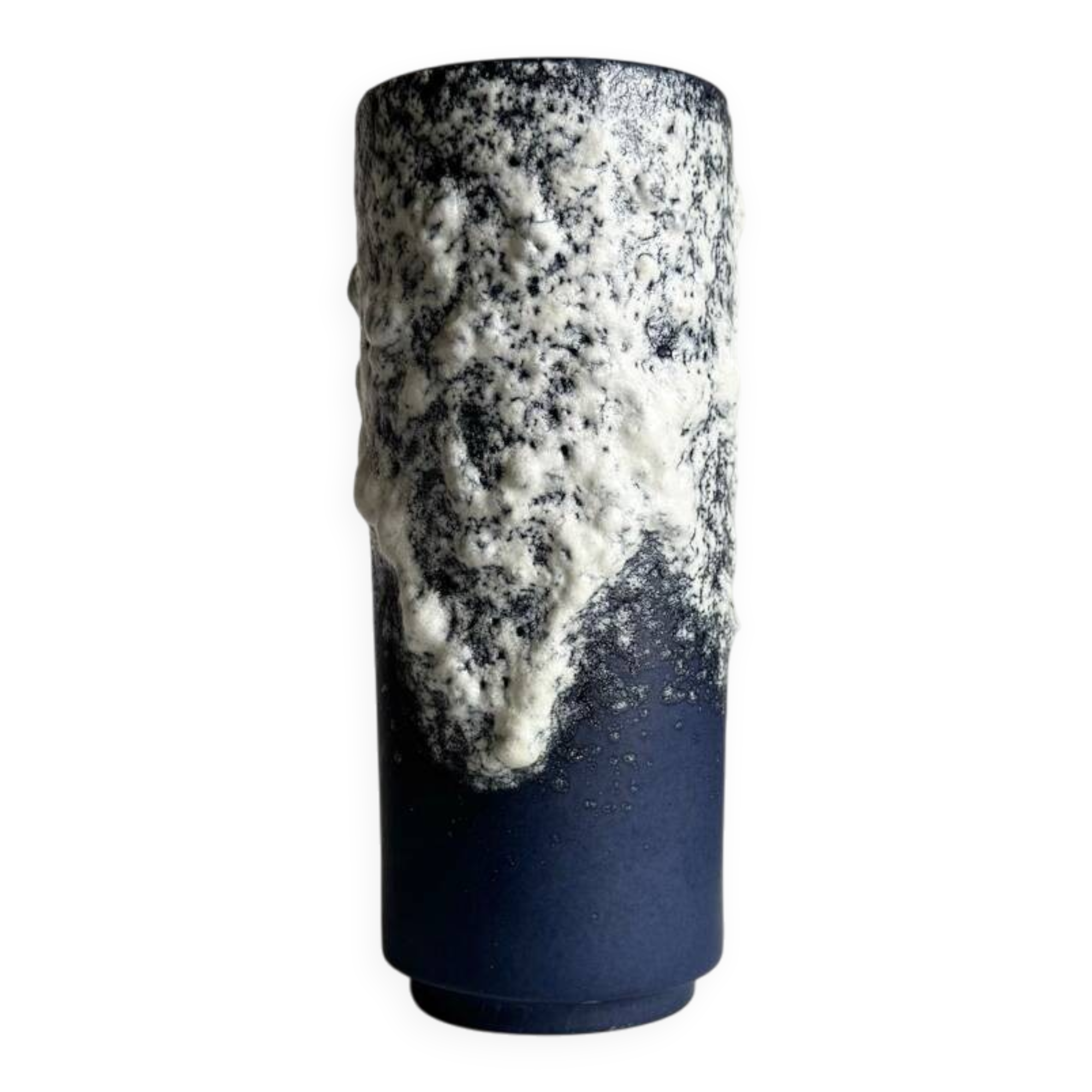 Vintage Mid Century Modern Fat Lava Stein Keramik West German Navy Gl