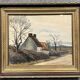Guillermin M.: oil on panel rural landscape