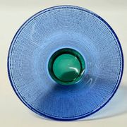 cobalt blue vide-poche Erik Höglund for Boda Glasbruk - art glass 196