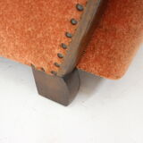 1940s Pair of Large Wing Chairs, Czechoslovakia