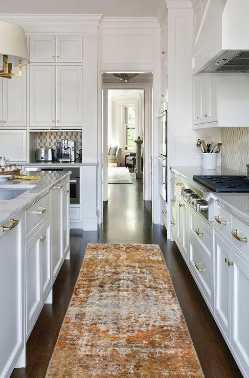 3x9 Vintage Oriental Runner Rug, 80x282Cm, Rug For Kitchen