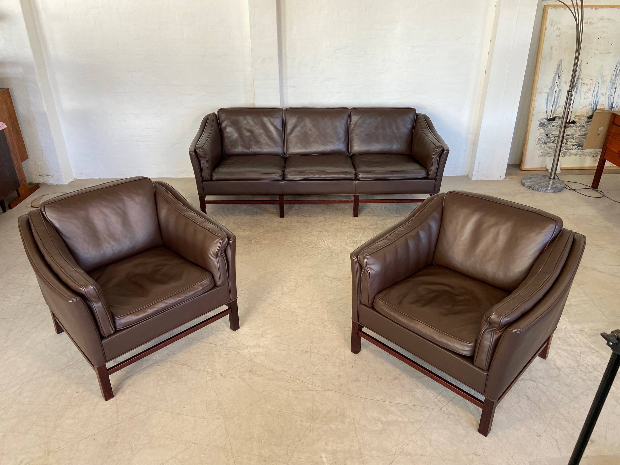 Canapé vintage 3 places danois par Georg Thams pour Grant Møbelfabrik