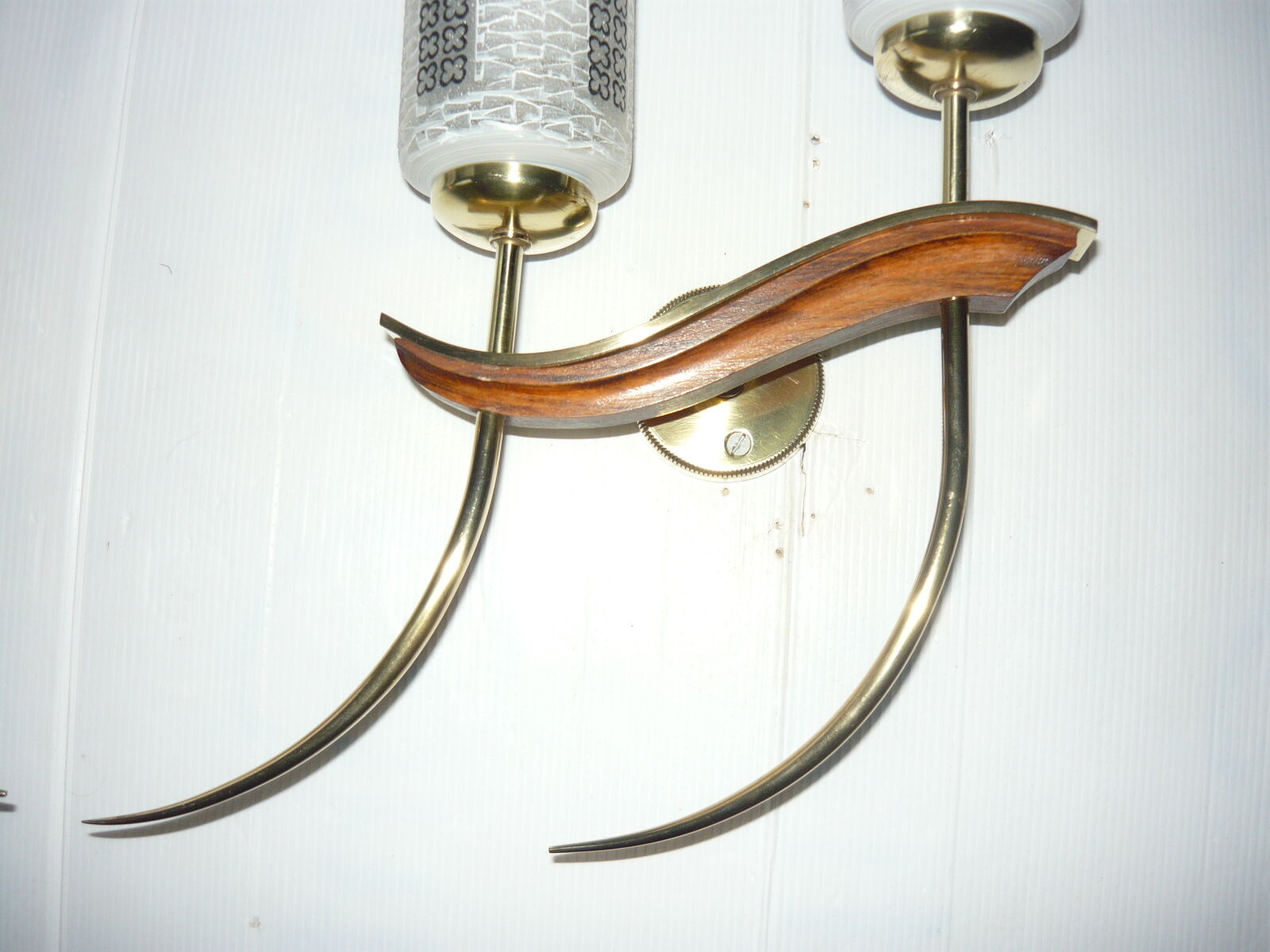 Pair of wall lamps years 50