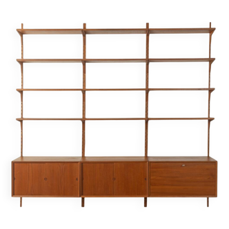 Étagère murale des années 1960 par Poul Cadovius