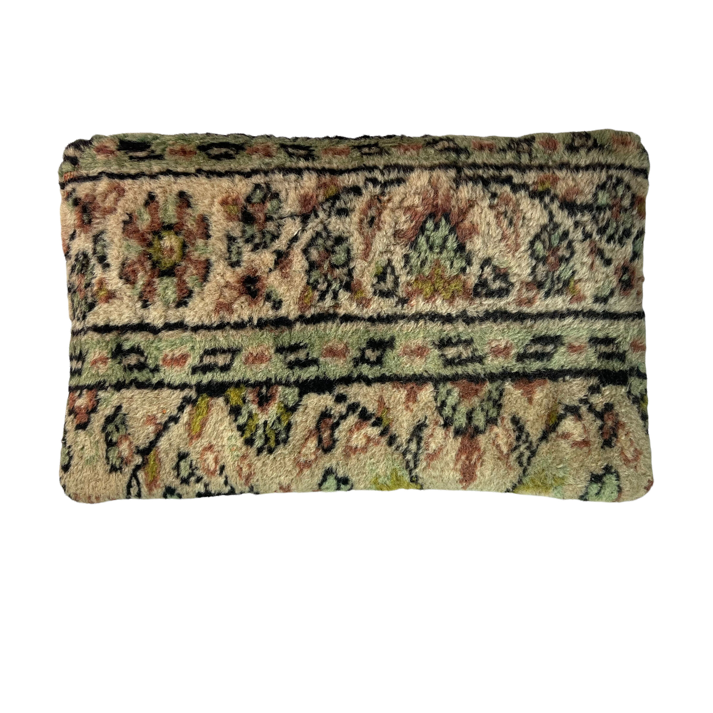 Vintage turkish rug cushion cover, 30 x 50 cm