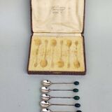 6 Silverplated mocca spoons