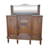 Art Deco style buffet with marble.