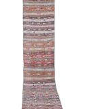 Vintage Turkish rug from Oushak, hand-woven 54x703 cm