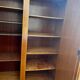 Armoire bois et rotin années 60