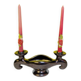 Ceramic candle holder - art deco