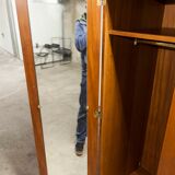 Scandinavian teak cabinet 1960 with mounting plan