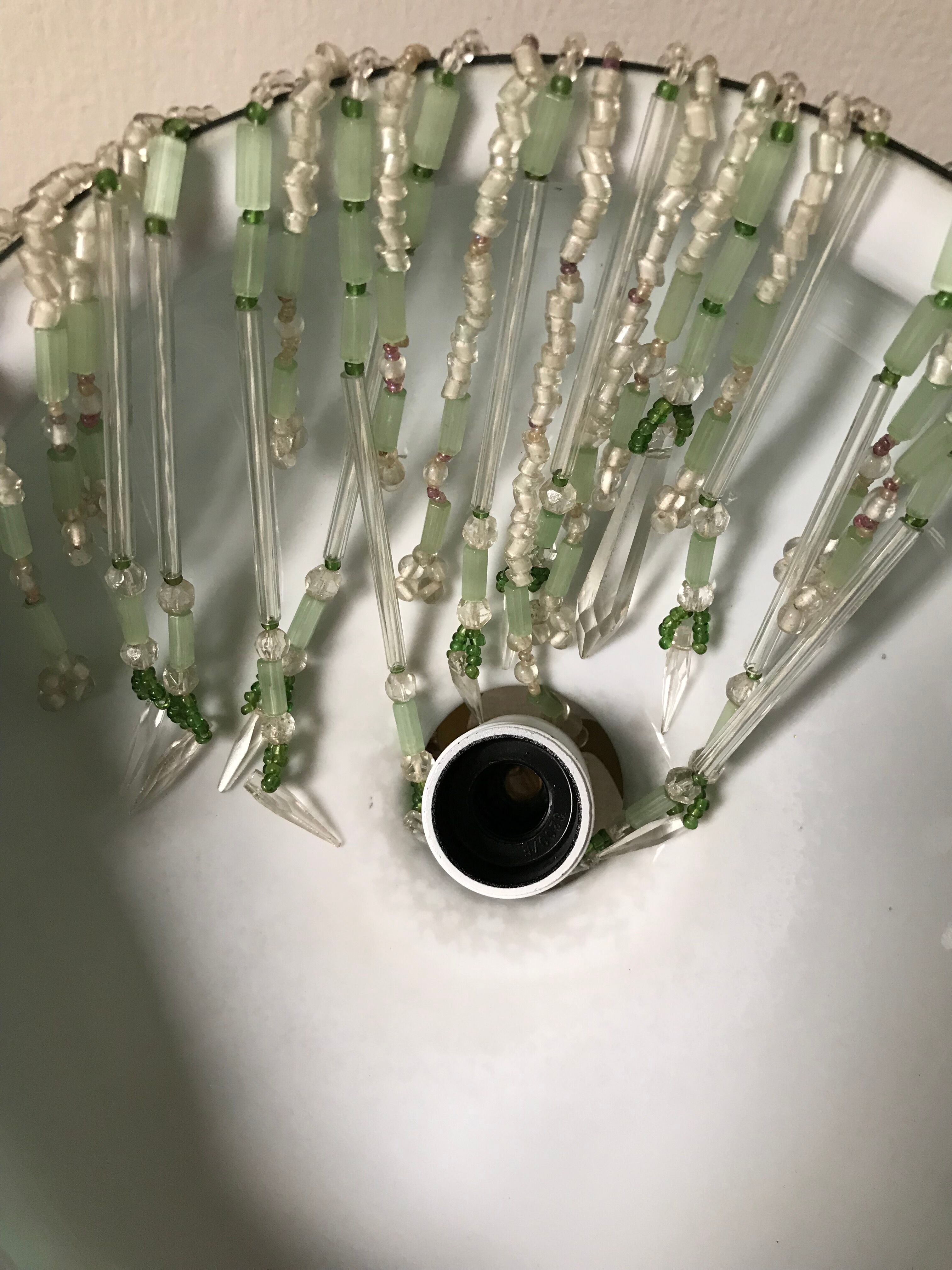 Vintage pearl pendant lamp