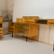 Modular set of table, night stand and chest of drawers by M. Pozar, 1960s