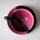 Coffee cup and saucer Vallauris signed Luc