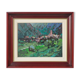 Llessui Spain - Two Framed oils