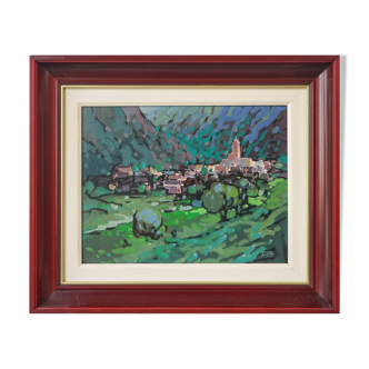 Llessui Spain - Two Framed oils