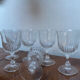 6 verres a pieds