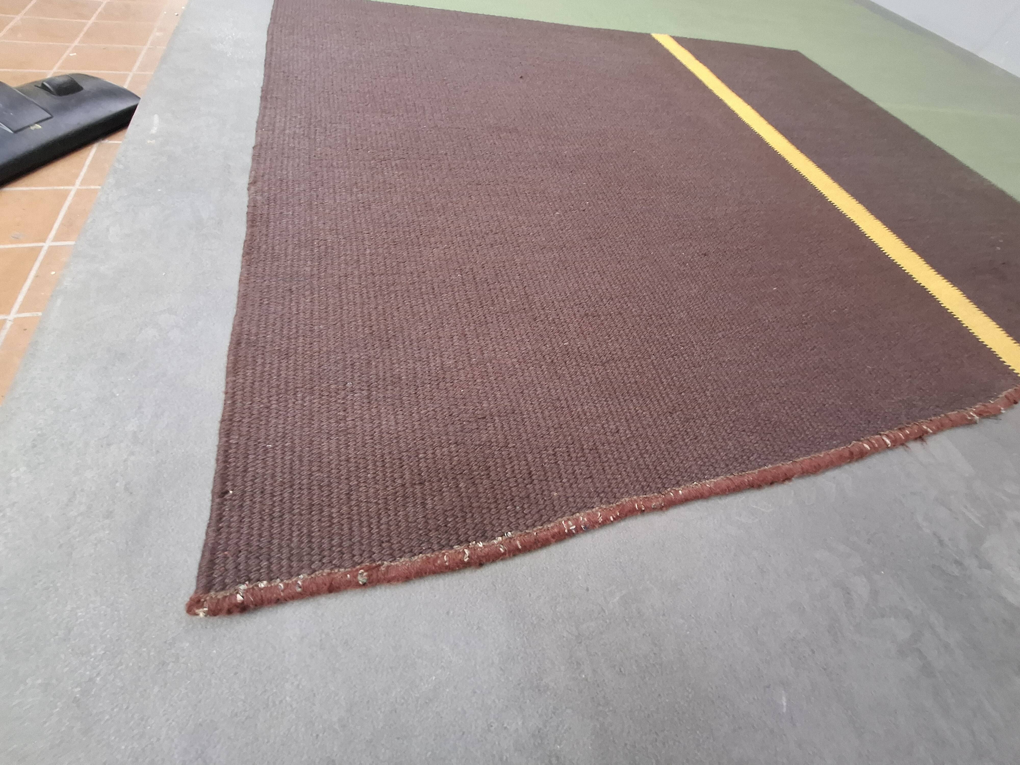 Mid-Century Modern Geometric Rug, Czechoslovakia, 1960s