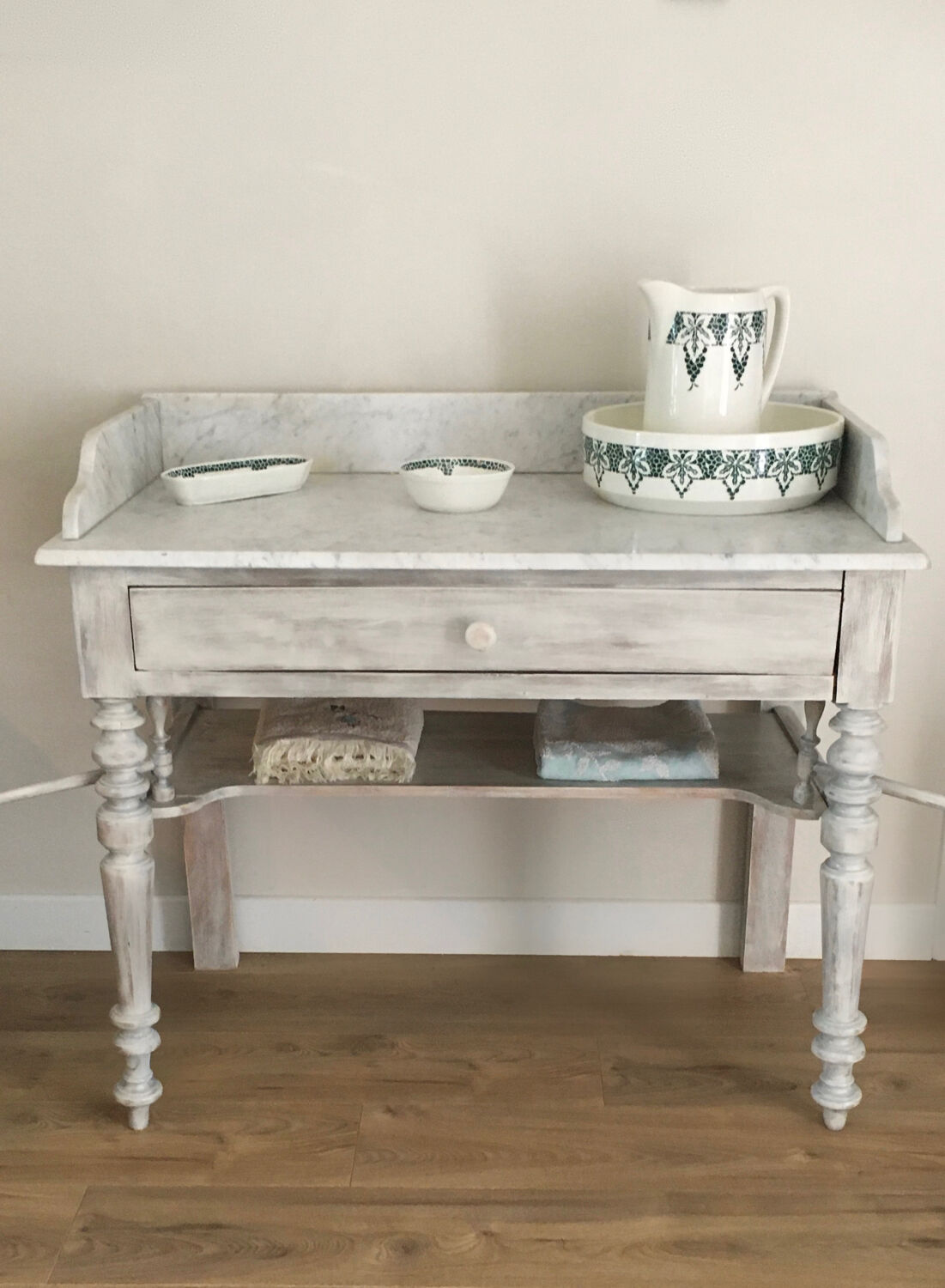 Antique toilet table