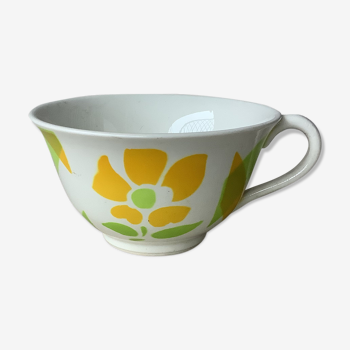 Tasse Digoin Sarreguemines art déco