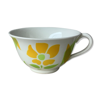 Tasse Digoin Sarreguemines art déco