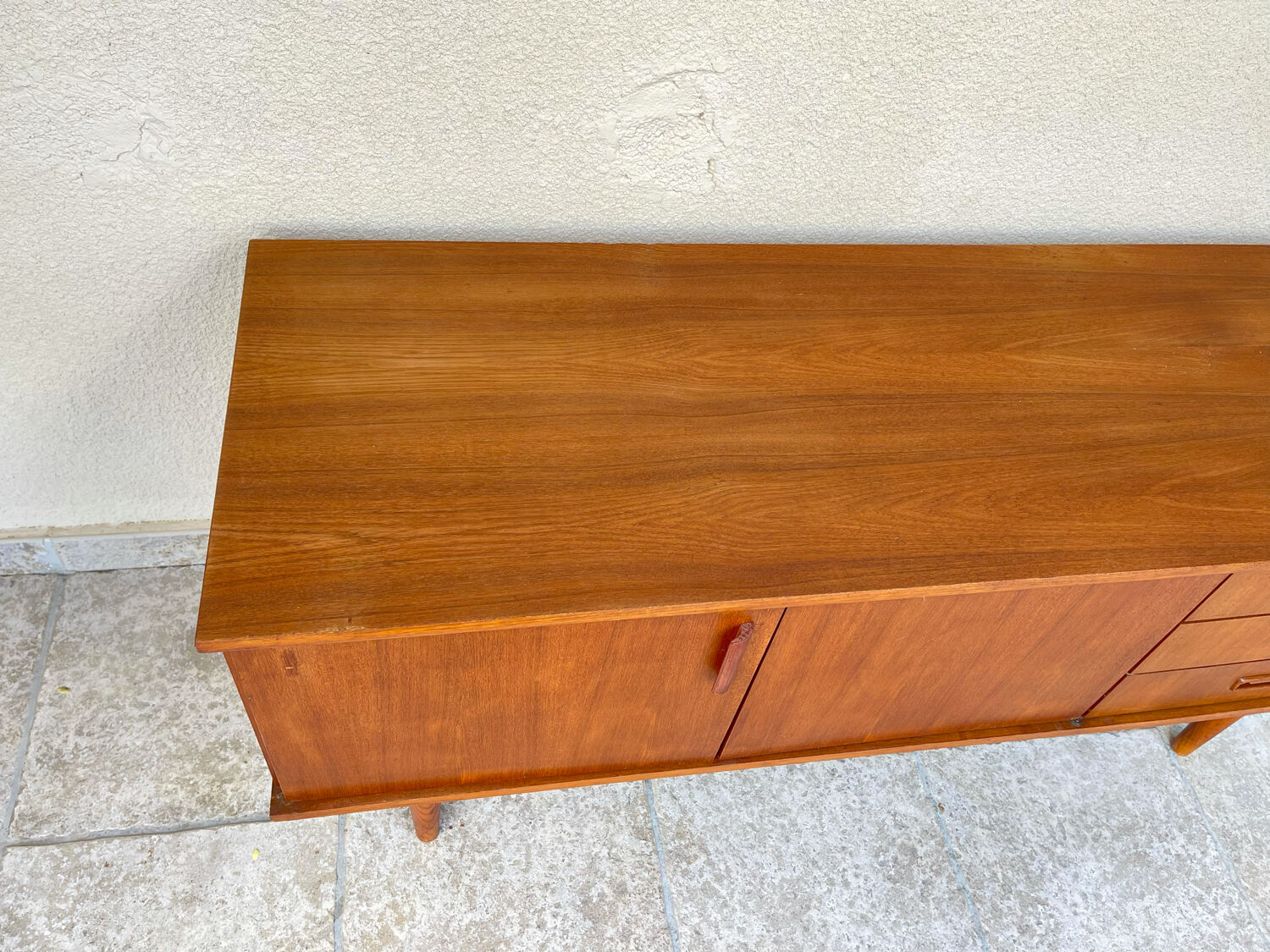 Scandinavian teak row