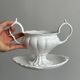 Antique white porcelain sauce boat