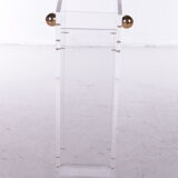 Porte-parapluies en plexiglas Charles Hollis Jones avec accents en laiton, 1970