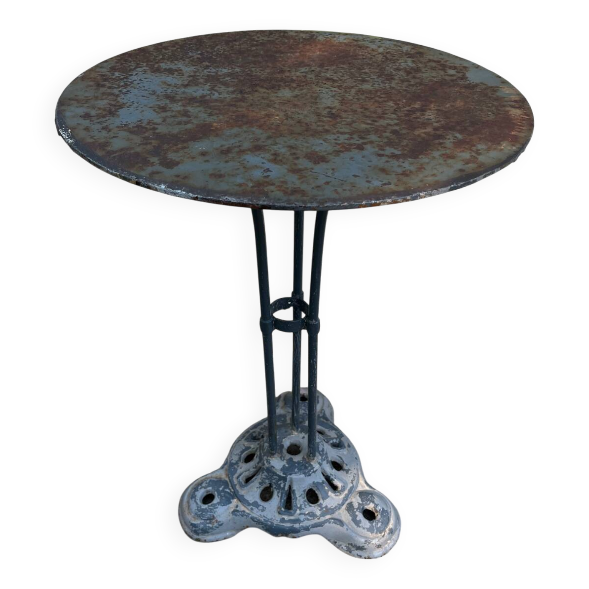 Small cast iron bistro table.